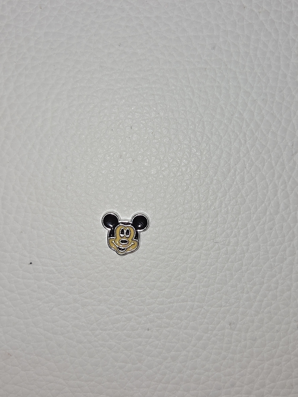 Enamel Mickey Mouse Head Pin - Black & Gold